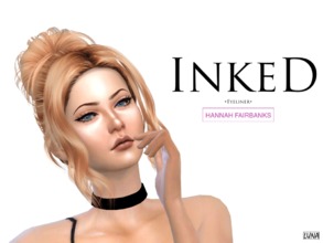 Sims 4 — Hannah Fairbanks' Inked Eyeliner by lunatriix — From Hannah Fairbanks: 'Gear up for a great night out by