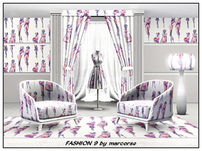 Sims 3 — Fashion 9_marcorse by marcorse — Themed pattern - fashion sketches, ladies' after 6 wear