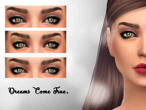 Sims 4 — [To_MS] Dreams Come True Eyeshadow N01 by To_MS —  Basic eyeshadow for female. 3 models. Liner recommended.