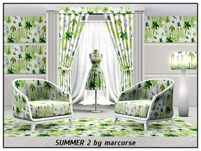 Sims 3 — Summer 2_marcorse by marcorse — Themed pattern - elements of Summer living with a tropical theme.