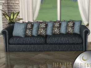 Sims 4 — Modern Living Blue by ZitaRossouw2 — NEED THE MESH Cushions