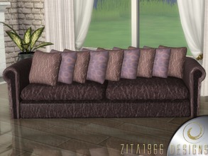 Sims 4 — Modern Living Mauve by ZitaRossouw2 — NEED THE MESH Cushions