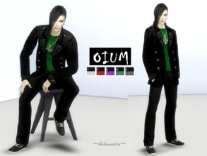 Sims 4 — OIUM - Male outfit by Helsoseira — Outfit 5 swatches for gentlemen. (=^_^=)/