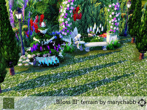 Sims 4 — Biloss III - terrain by marychabb — Terrain Grass - 1 colour