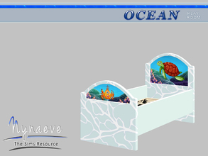 Sims 3 — Ocean Play Room Bed Frame by NynaeveDesign — Ocean Play Room - Bed Frame Mix and Match it with the Ocean