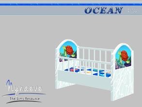 Sims 3 — Ocean Play Room Crib by NynaeveDesign — Ocean Play Room - Crib Located in: Kids - Furniture Price: 53 Tiles: 2x1