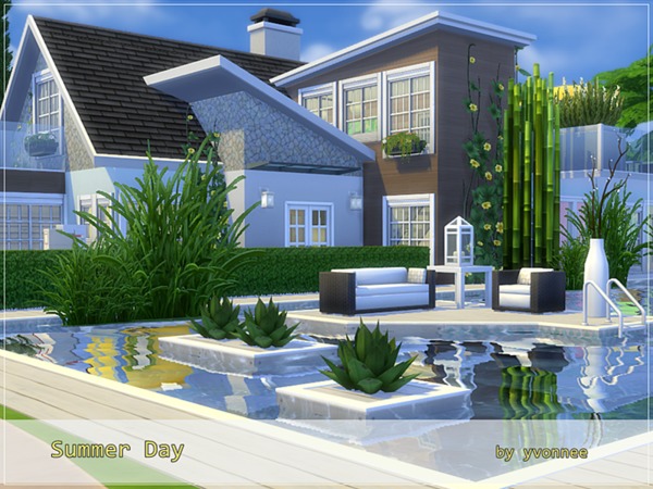 Sims 4 — Summer Day - Family House by yvonnee2 — Summer Day - Beautiful and very comfortabel house for big family. All