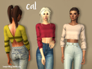 Sims 4 — Cal by laupipi2 — New sweater with 14 swatches and a new mesh.