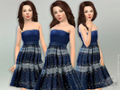 Sims 4 — Starla Dress NEEDS Holiday Celebration (origin) by lillka — Starla Dress New item / one style YOU NEED the free
