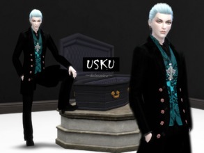 Sims 4 — USKU - Male outfit - Get to wok GP needed by Helsoseira — How many outfits do you need for your dark ones?