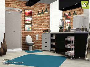 Sims 3 — Kalkgrund Bathroom by ArtVitalex — - Kalkgrund Bathroom - ArtVitalex@TSR, Apr 2016 - All objects are recolorable