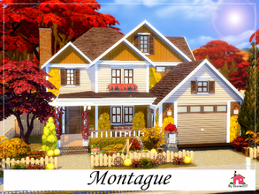 Sims 4 — Montague by sharon337 — Montague is a family home built on a 30 x 20 lot. Value $179,954 It has 3 Bedrooms, 3