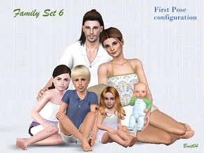 Sims 3 — Family Portrait - Family Set 6 by jessesue2 — If you play anything like I do, large families are what you love!