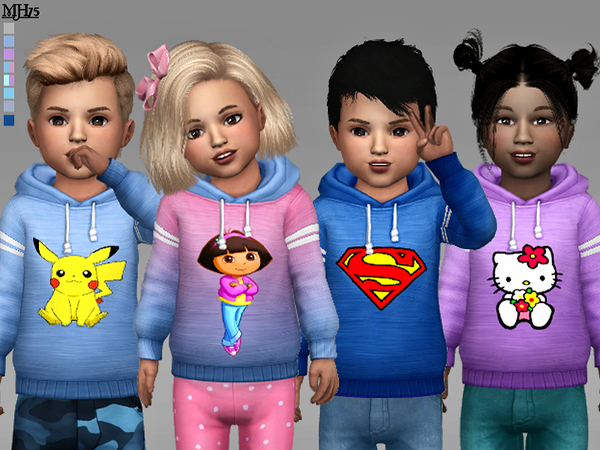 Sims 4 — S4 Cuteness Toddler Tops by Margeh-75 — Some cute toddler tops for toddler kids male and female cas thumbnail 8