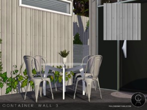 Sims 3 — Container Wall 3 by Pralinesims — By Pralinesims 
