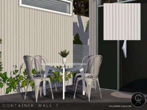 Sims 3 — Container Wall 7 by Pralinesims — By Pralinesims 