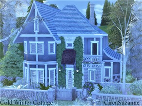 Sims 4 — Cold Winter Cottage by circasuzanne2 — Beautiful English cottage perfect for a small sim family. 