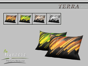 Sims 4 — Terra Pillow by NynaeveDesign — Terra Patio - Pillow Located in: Decor - Rugs Price: 82 Tiles: 1x1 Color