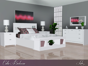 Sims 3 — Calla Bedroom by Lulu265 — This complete modern bedroom set will allow you to outfit your bedroom in a stylish