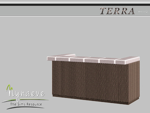 Sims 3 — Terra Bar by NynaeveDesign — Terra Patio - Bar Located in: Entertainment - Parties Price: 282 Tiles: 2x1