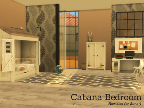 Sims 4 — Cabana Bedroom by Angela — Cabana Bedroom. Now also available for your Sims 4 game! This set contains the