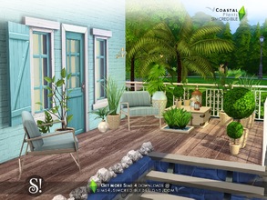 Sims 4 — Coastal Plants by SIMcredible! — While decorating the previous Coastal sets, we missed some themed plants. So,