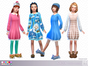 Sims 4 — manueaPinny - Nadia by nueajaa — Child Unisex 12 swatches