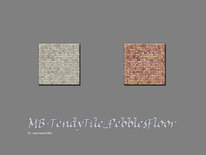 Sims 4 — MB-TrendyTile_PebblesFloor by matomibotaki — MB-TrendyTile_PebblesFloor, elegant tile pebbles floor combination,