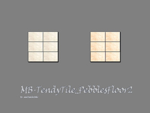 Sims 4 — MB-TrendyTile_PebblesFloor2 by matomibotaki — MB-TrendyTile_PebblesFloor2, elegant tile floor combination, comes