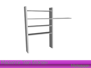 Sims 4 — Metisqueen MacKenzieBookcase by metisqueen2 — Bookcase shelf in 3 variants for MacKenzie Bedroom