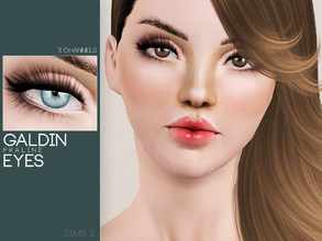 Sims 3 — Galdin Eyes by Pralinesims — Eyes with 3 recolorable channels.