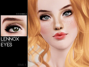 Sims 3 — Lennox Eyes by Pralinesims — Eyes with 3 recolorable channels.