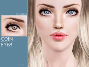 Sims 3 — Odin Eyes by Pralinesims — Eyes with 3 recolorable channels.