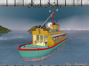 Sims 3 — Costa Nova by srgmls23 — A boat house ... painted with very cheerful colors, He is very comfortable for a family