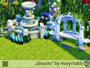 Sims 4 — Grassto - Terrain by marychabb — Terrain Grass - 1 colour