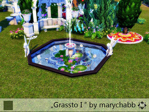 Sims 4 — Grassto I - Terrain by marychabb — Terrain Grass - 1 colour