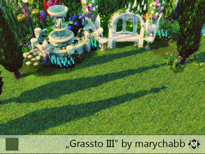 Sims 4 — Grassto III - Terrain by marychabb — Terrain Grass - 1 colour