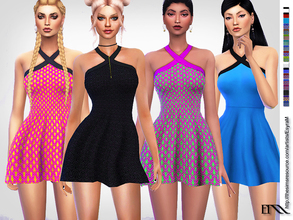 Sims 4 — Carolyn Dress by EsyraM —  Lovely dress -24 colour -Formal- Everyday-party - Mesh by Sims2fanbg (included)