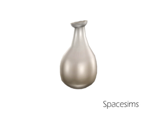 Sims 4 — Monazite dining room - Vase by spacesims — This is a stylish vase for modern homes. The reflective surface gives