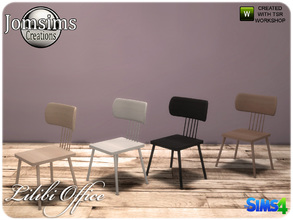 Sims 4 — lilibi chair desk by jomsims — lilibi chair desk