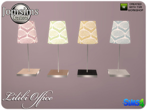 Sims 4 — lilibi table lamp by jomsims — lilibi table lamp