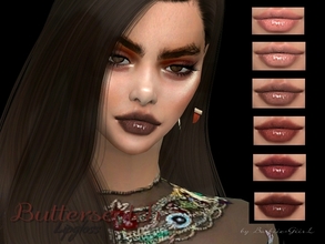 Sims 4 — Butterscotch Lipgloss by Baarbiie-GiirL — - this lipgloss works with ALL Skins - this set have 16 colors - looks
