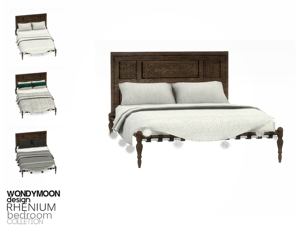 Sims 4 — Rhenium Bed Blanket by wondymoon — - Rhenium Bedroom - Bed Blanket - Wondymoon|TSR - Creations'2017