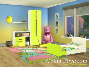 Sims 4 — Quinn Kidsroom by Angela — Quinn Kidsroom, now also available for Sims 4!! This set contains the following