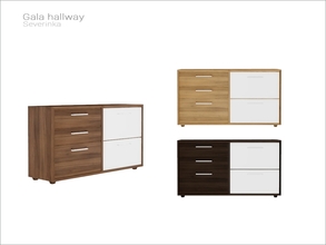 Sims 4 — [Gala hallway] - dresser by Severinka_ — Dresser From the set 'Gala hallway' Build / Buy category: Storage /