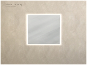 Sims 4 — [Gala hallway] - mirror by Severinka_ — Mirror with illumination From the set 'Gala hallway' Build / Buy