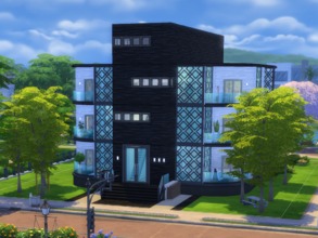 Sims 4 — Bodo Apartments by kilra2 — This is the Bodo apartment building. Bodo? Can you feel the cold and fresh polar