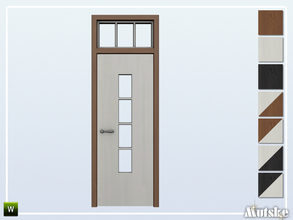 Sims 4 — Bari Door Glass B Single 2x1 by Mutske — This Door is part of the Bari Constructionset. Made by Mutske@TSR. 