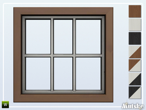 Sims 4 — Bari Window Dormer 1x1 by Mutske — This window is part of the Bari Constructionset. Made by Mutske@TSR. 