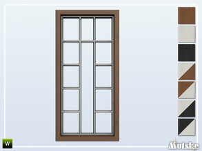 Sims 4 — Bari Window Middle 1x1 by Mutske — This window is part of the Bari Constructionset. Made by Mutske@TSR. 